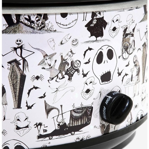 The Nightmare Before Christmas Characters 7-Quart Slow Cooker Crockpot BNIB Pot - Picture 5 of 9